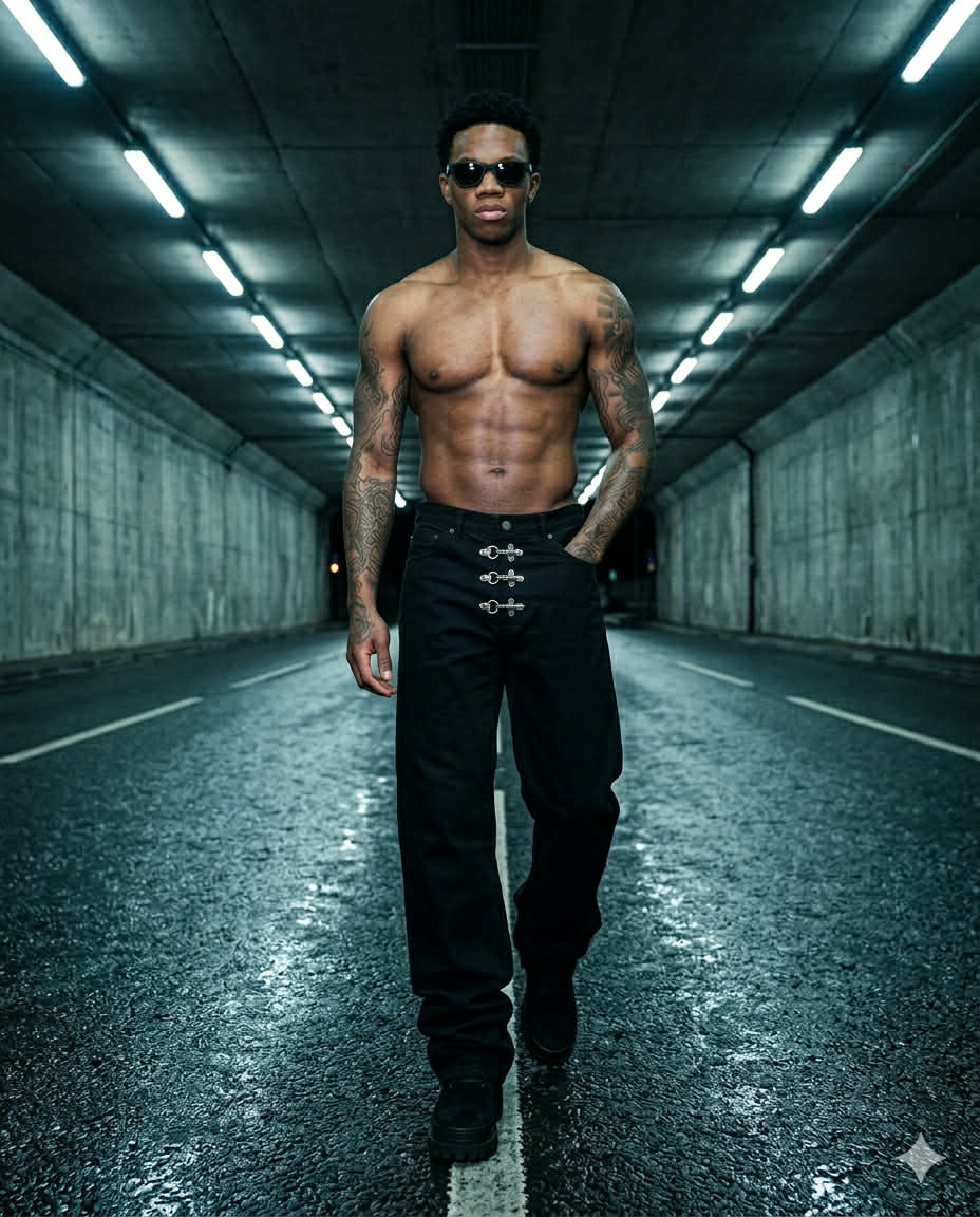 DESERT LAB – LOCK BLACK DENIM /ONYX